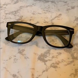 Black Frame Non-Prescription Glasses